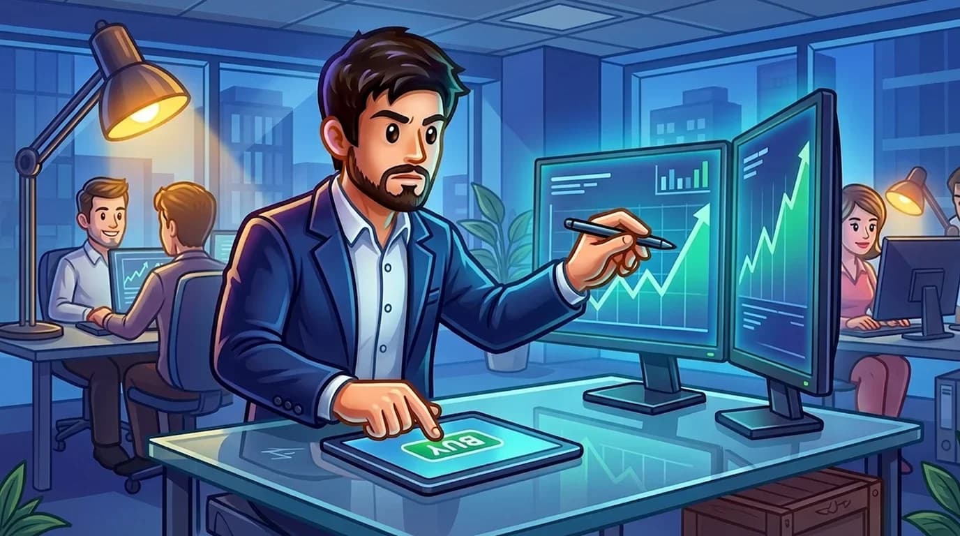 A trader comparing prices across two different prediction market platforms