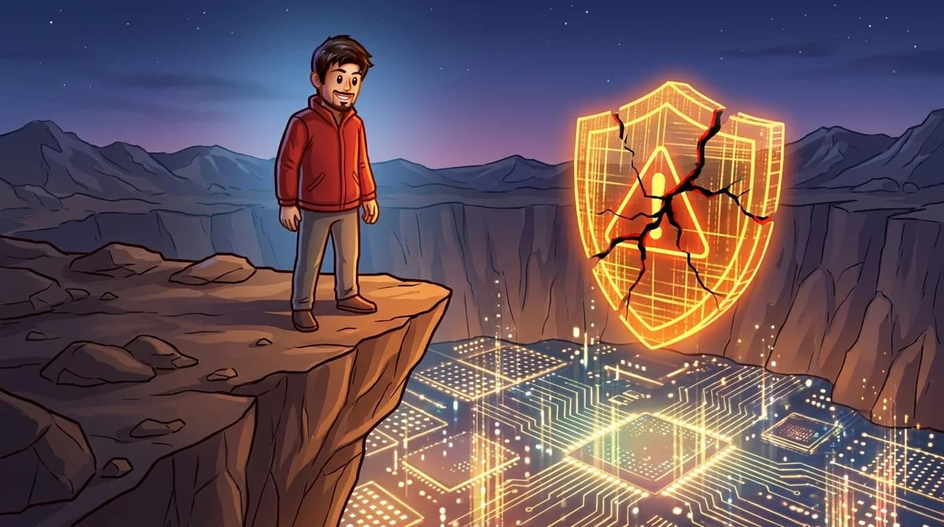 A visual metaphor for the risks hidden beneath the transparency of decentralized trading