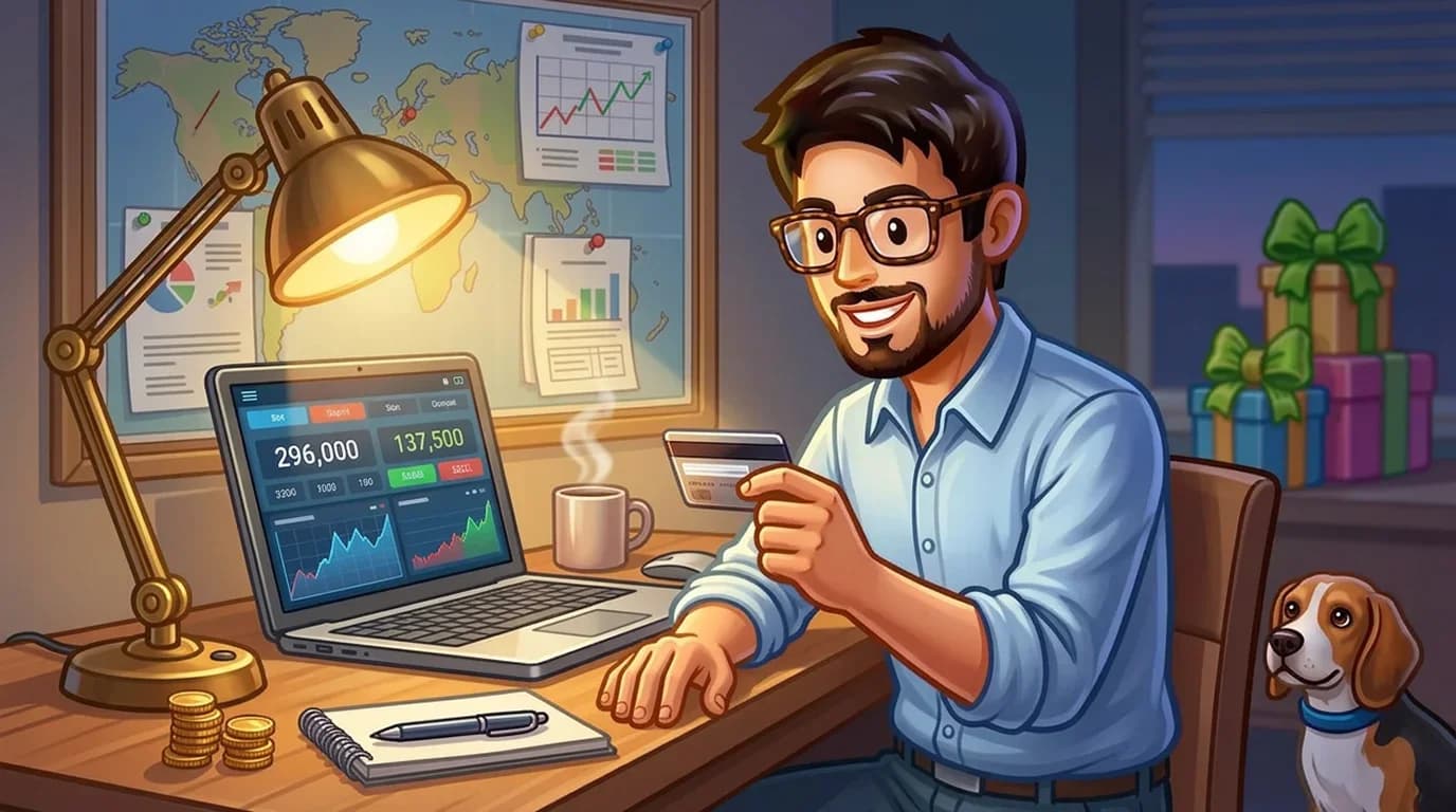 Person at a desk reviewing a betting interface on their laptop