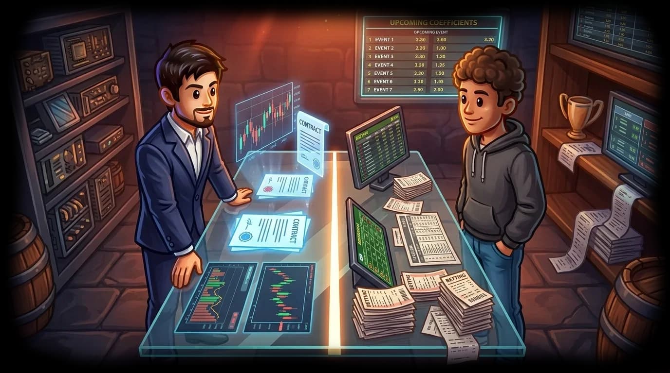 Traders in a futuristic trading room comparing market data